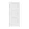 Codel Doors 34" x 84" x 1-3/8" Primed 3-Panel Equal Panel Interior Shaker 4-9/16" RH Prehung Door 2170pri8433RH26D4916 - alternate 1